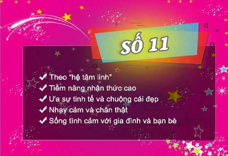 Con số 11 trong thần số học mang ý nghĩa gì?